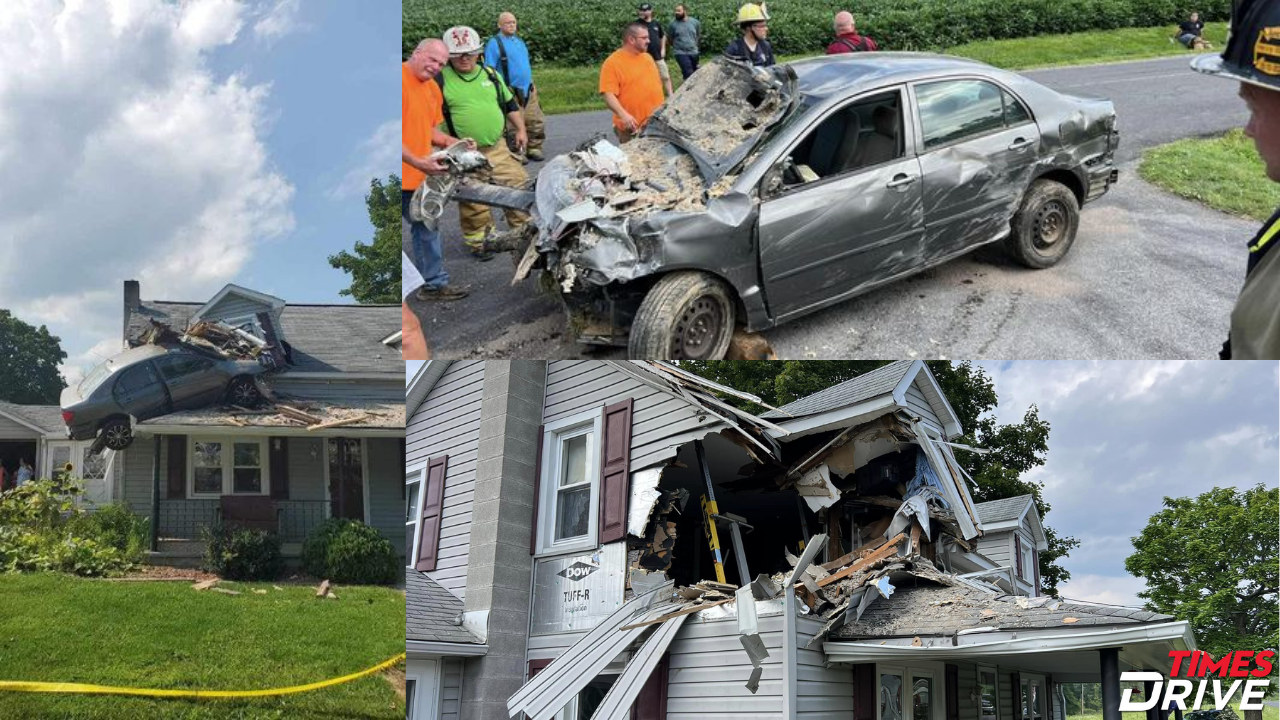 Stranger Things: Toyota Corolla Goes Airborne, Crashlands On Second Floor To Miraculously Survive