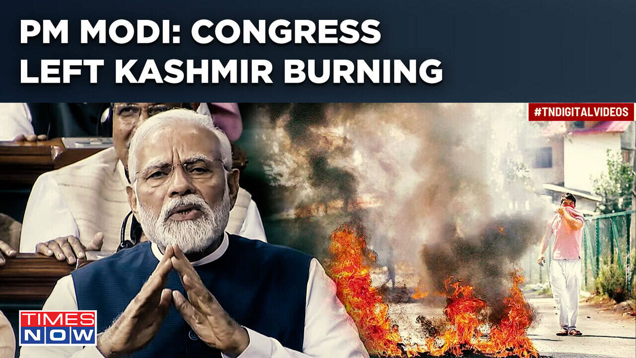 Modi s unsparing attack on congress over love for pakistan says they