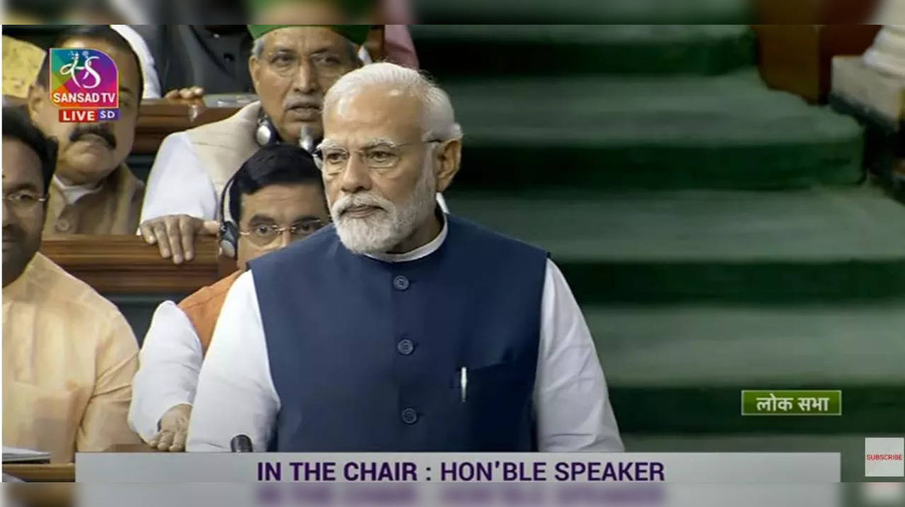 PM Modi Lok Sabha Speech.