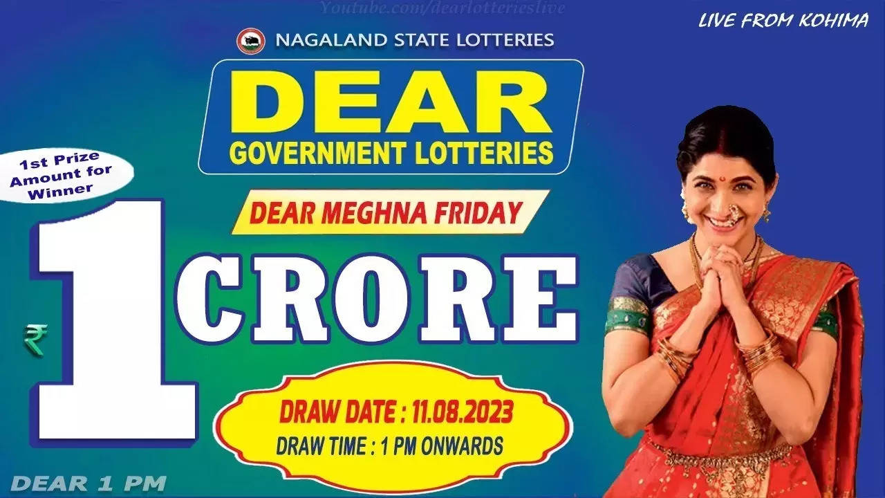 The Dear Meghna Friday Weekly Lottery has a first prize of Rs 1 core. | Courtesy: Nagaland State Lotteries