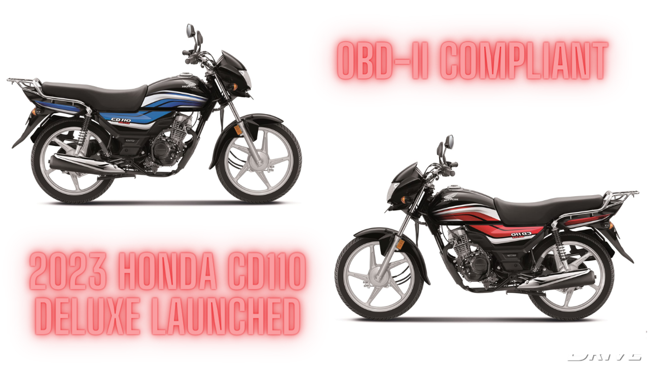 2023 OBD-2 Compliant Honda CD110 Deluxe Launched At Rs 73,400