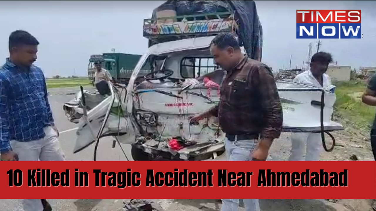 10 Killed in Tragic Accident near Ahmedabad