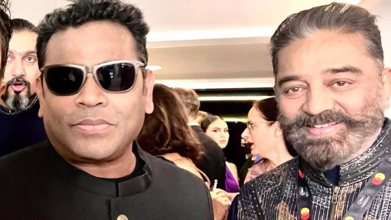 AR Rahman with Kamal Haasan