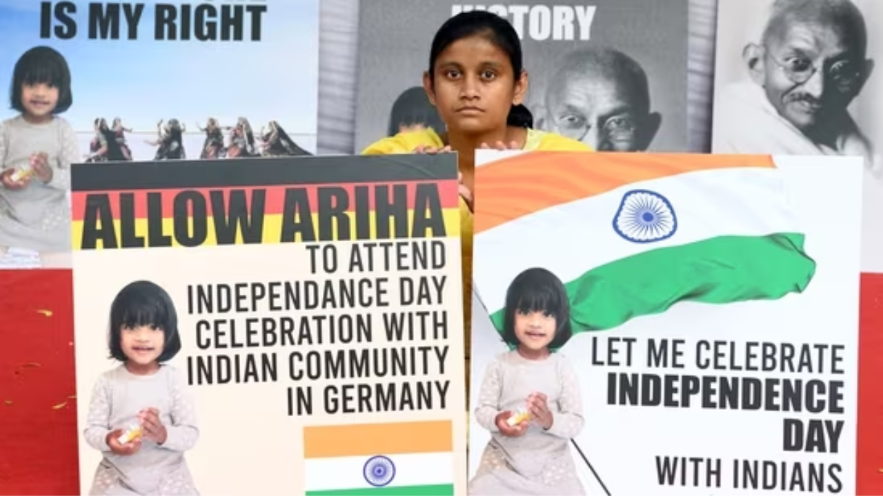 India In Touch With German Authorities Over Safe Return of Baby Ariha Shah: MEA