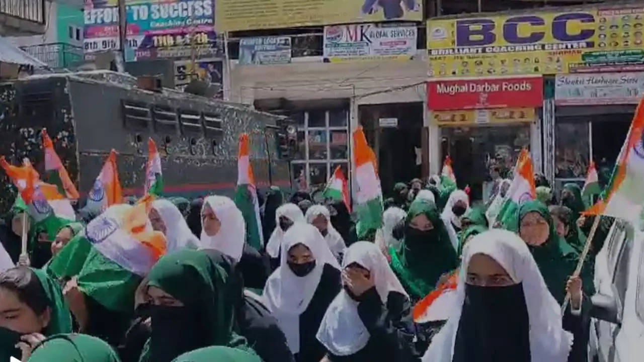 J&K tiranga rally.