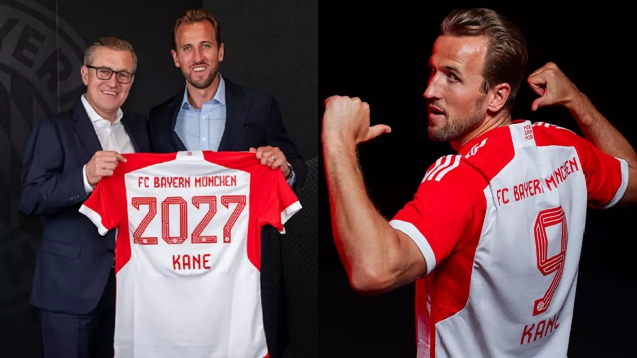 Harry Kane joins Bayern Munich.