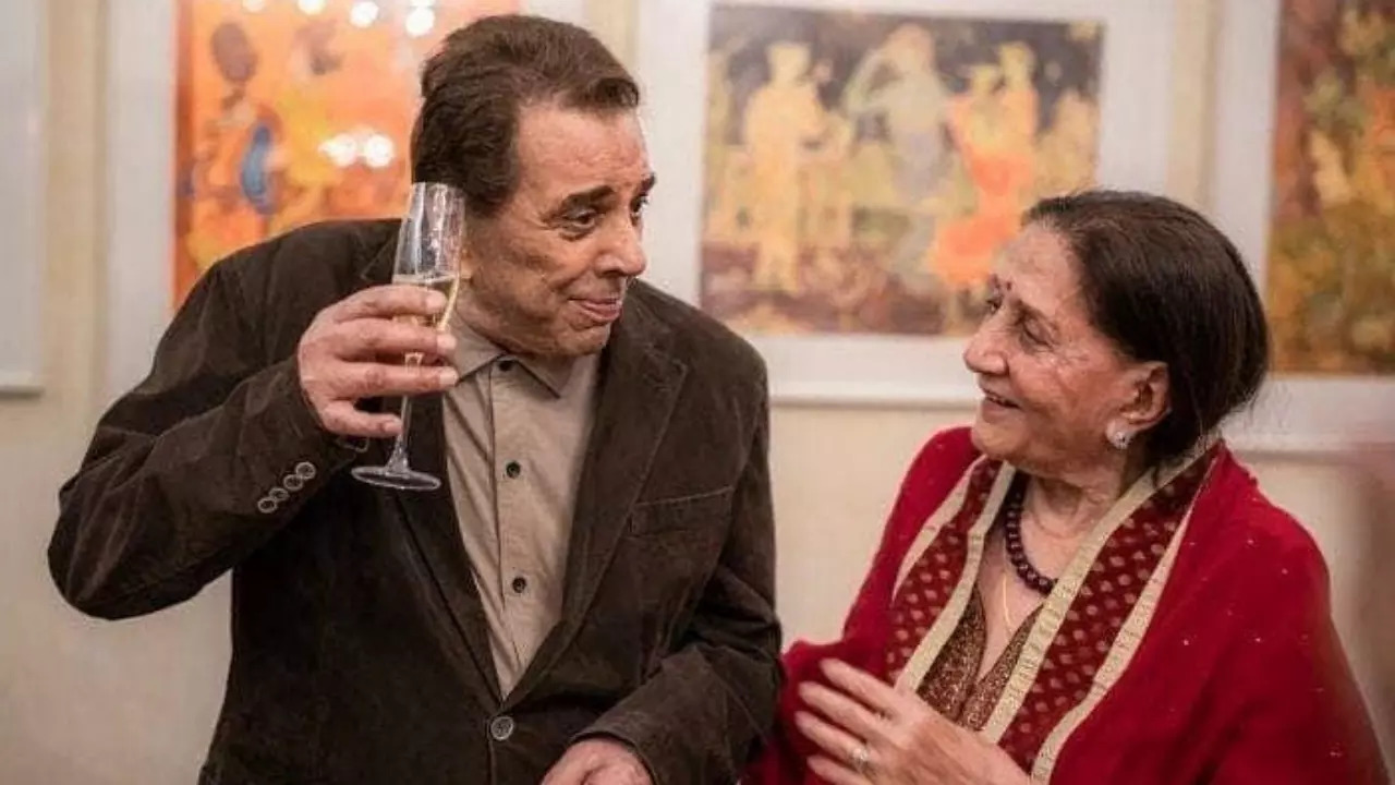 Dharmendra and Prakash Kaur