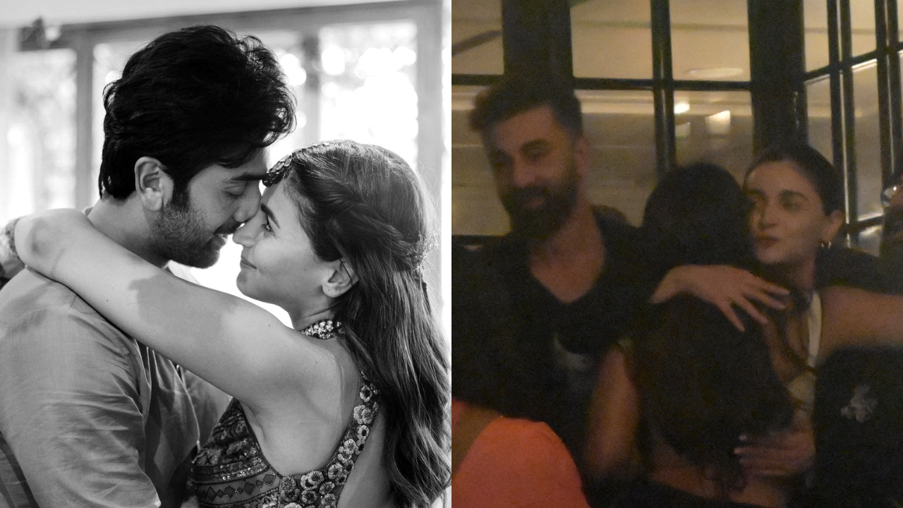 Alia Bhatt, Ranbir Kapoor Keep It Casual In Black Fits As They Party With Friends In UNSEEN Pics