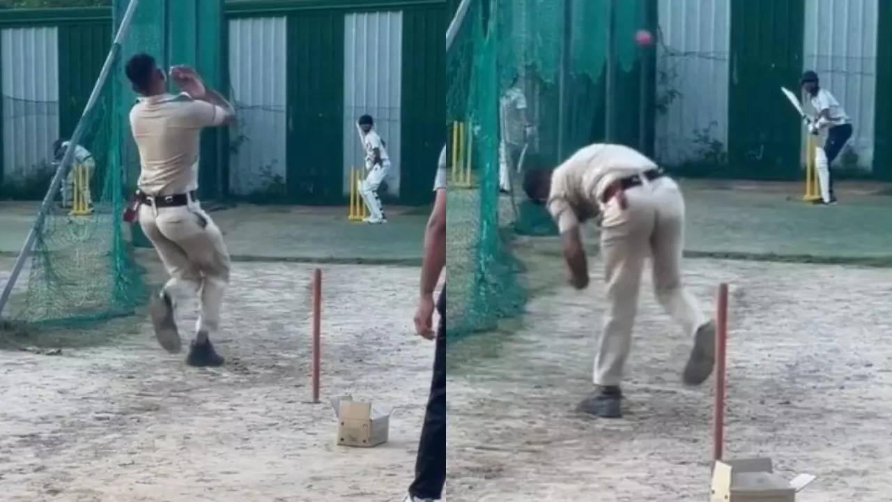 Video Of Greatest Net Bowler In Police Uniform Goes Viral; Mumbai Indians Drop Epic Reaction