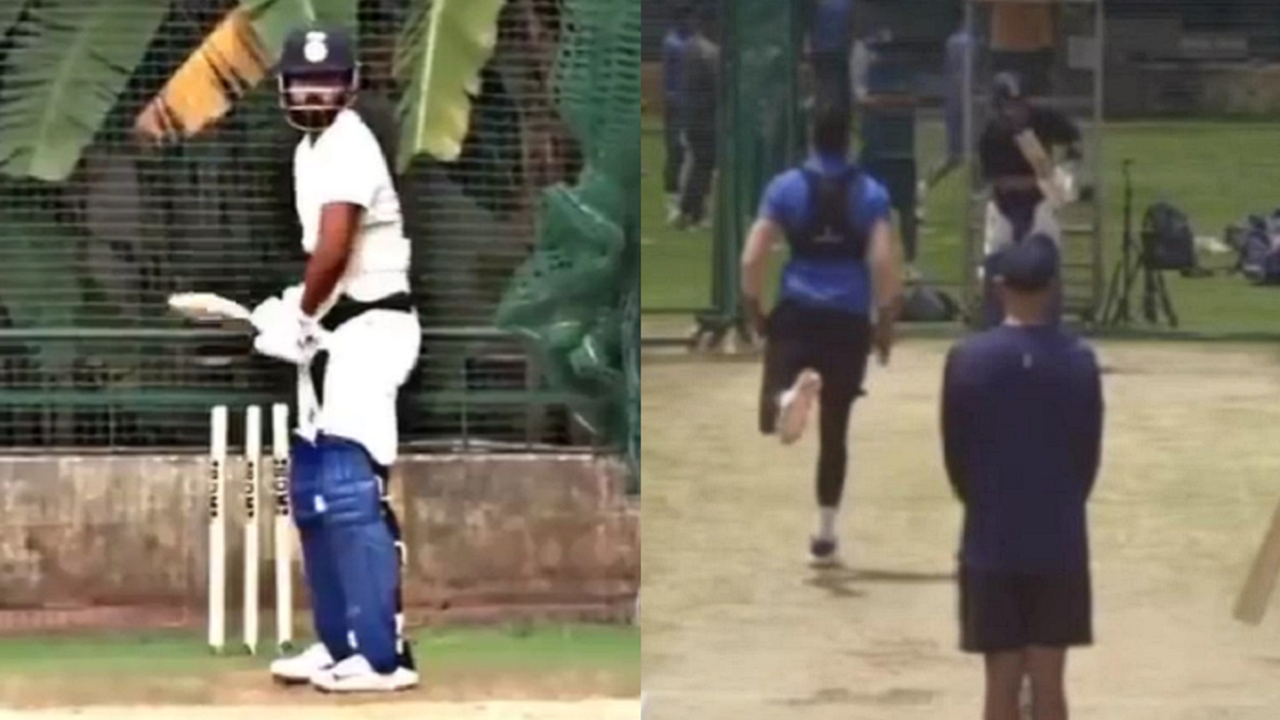 Shreyas Iyer and KL Rahul batting in nets VIDEO goes viral