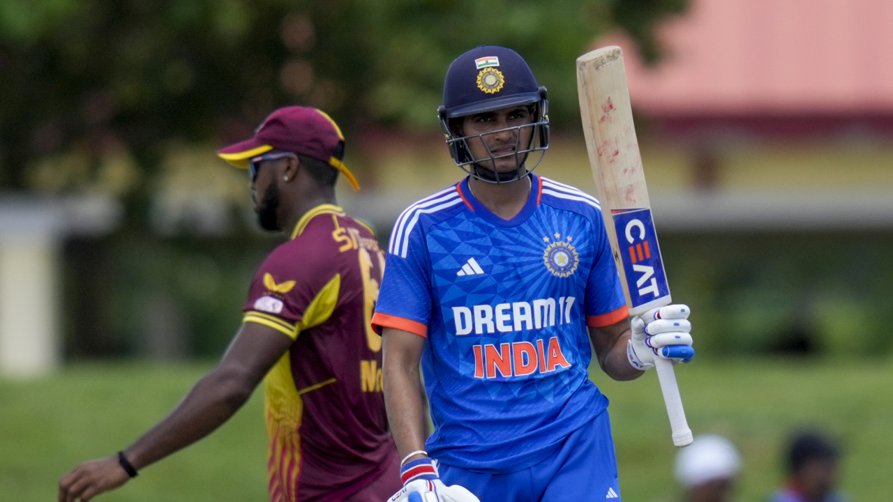 Shubman Gill played a match-winning knock of 77