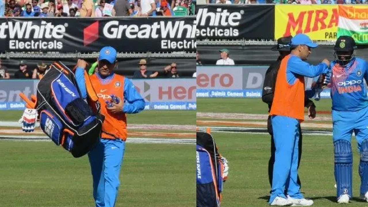 MS Dhoni turned waterboy for Suresh Raina in Ireland