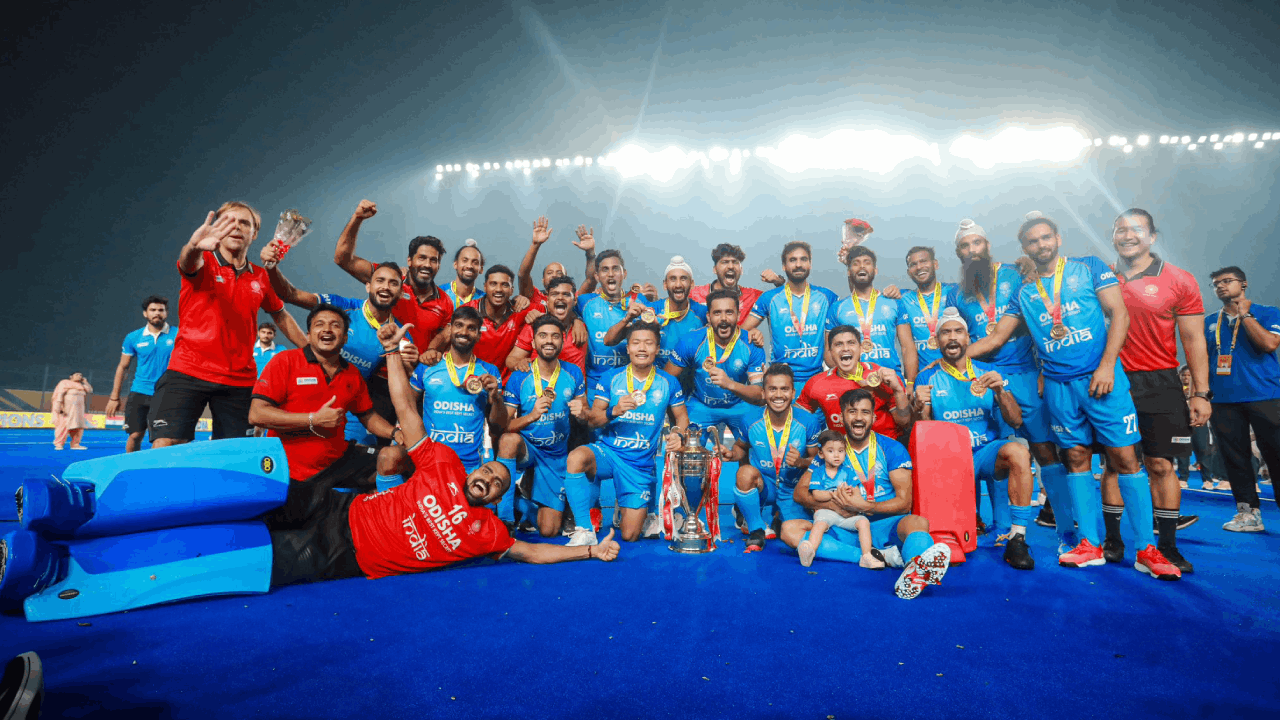 Indian hockey team trophy