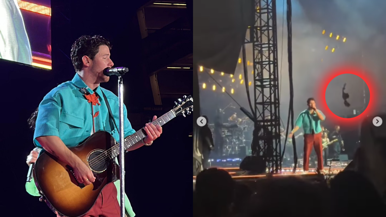 WATCH: Fan Throws Bra At Nick Jonas During NYC Concert, Singer Remains  Unfazed