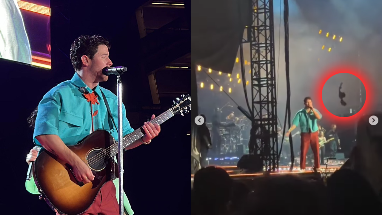 WATCH: Fan Throws Bra At Nick Jonas During NYC Concert