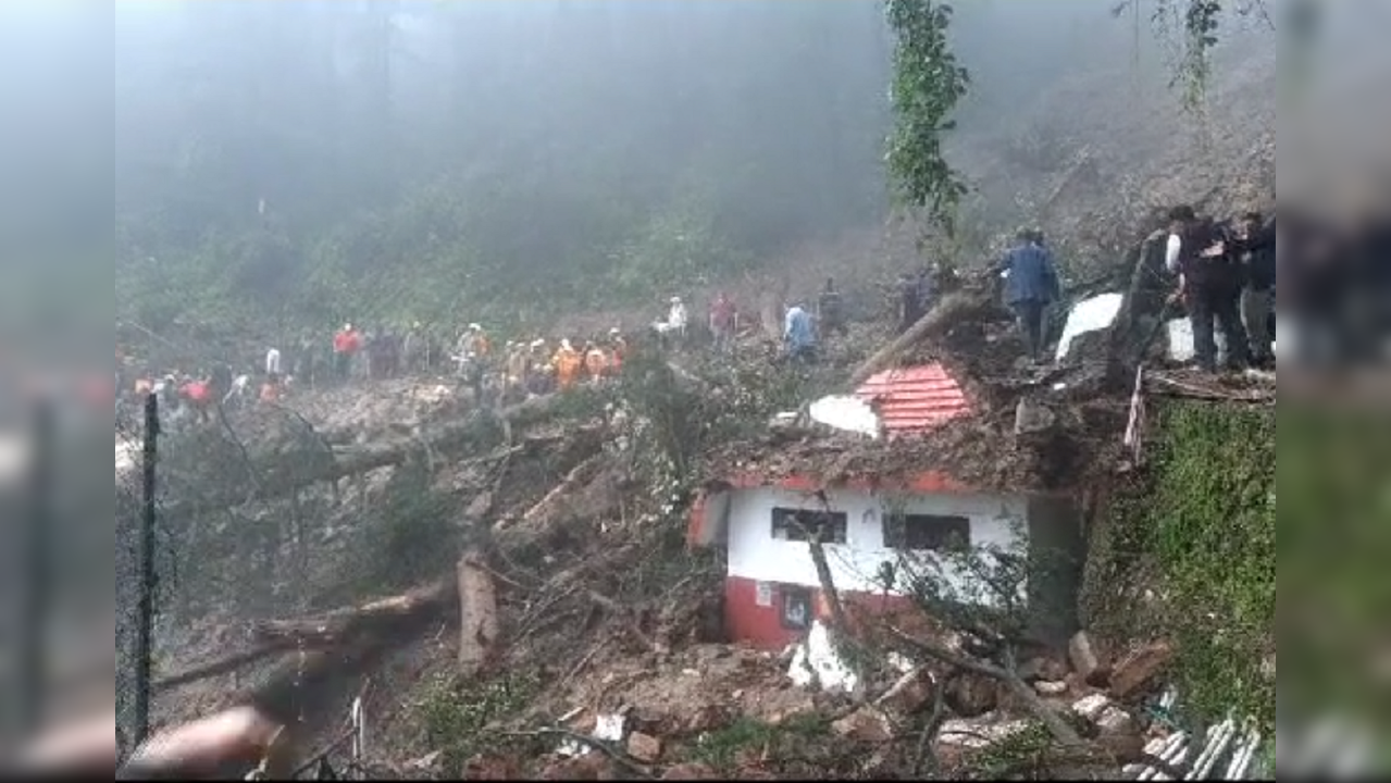 Shimla Landslide: 20 People Trapped Under Temple Debris