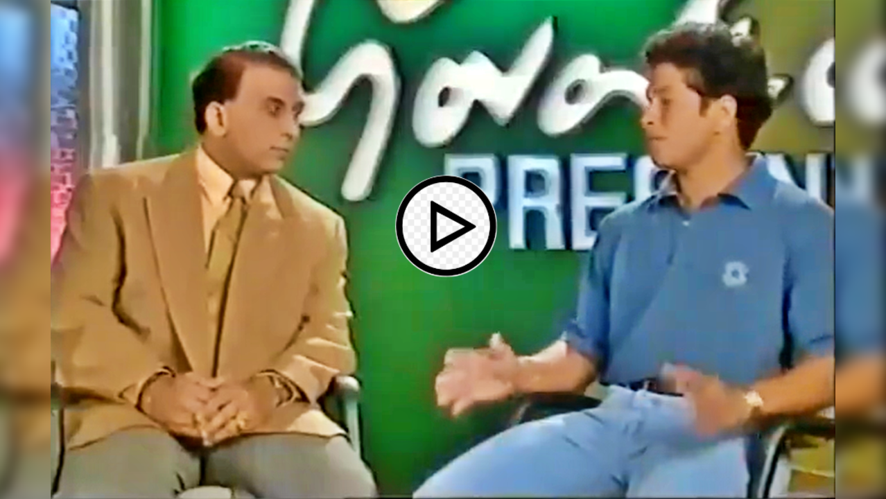 VIDEO When Sunil Gavaskar Was Bowled Over By 14-Year-Old Sachin Tendulkar's Quick Wit