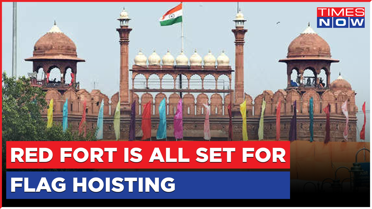 Red Fort Is All Set For Flag Hoisting Ahead Of Independence Day 2023