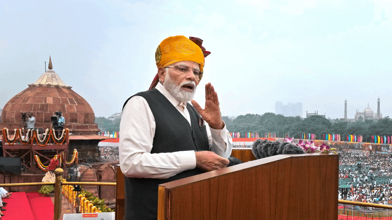 PM Modi Red fort -AP