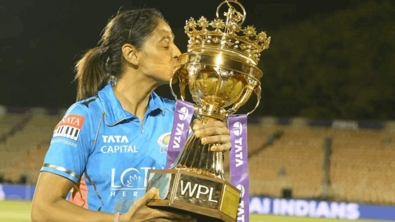 Harmanpreet Kaur WPL trophy BCCI