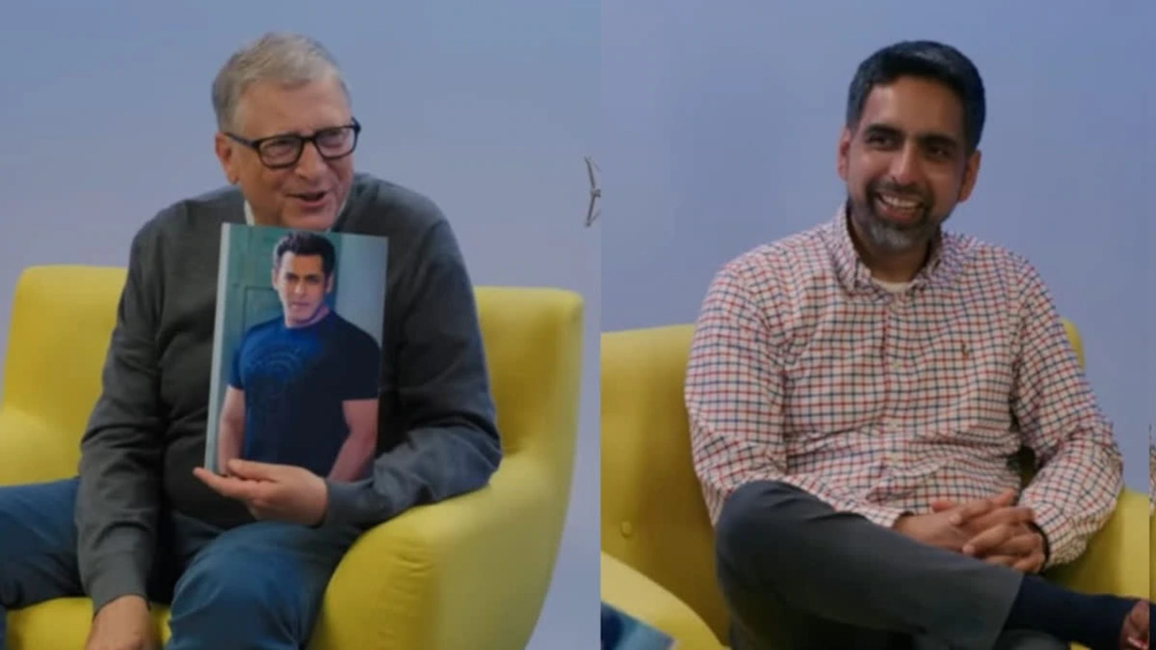 Bill Gates Shows Salman Khan's Photo To Khan Academy Founder Sal Khan