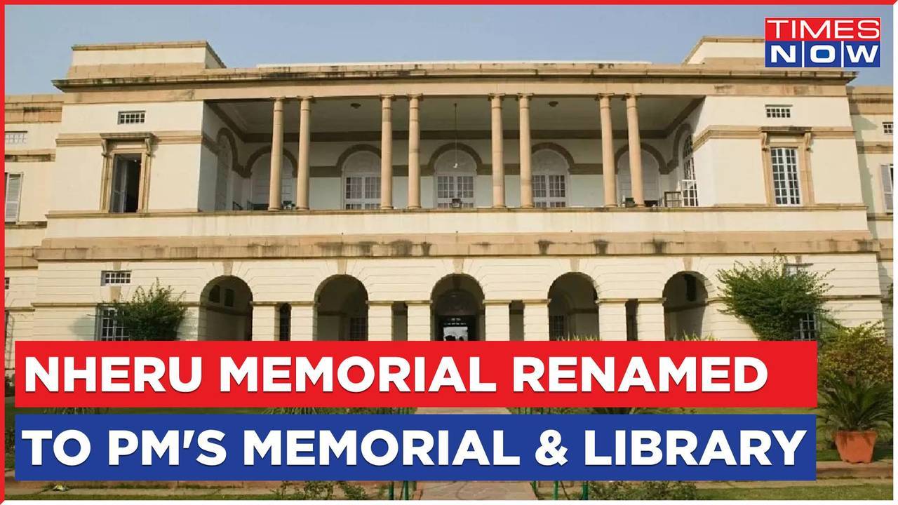 Nehru Memorial Museum And Library Renamed To Prime Ministers Museum And Library Top News 2132