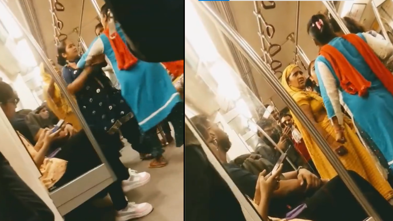 Delhi Metro Fight Goes Viral