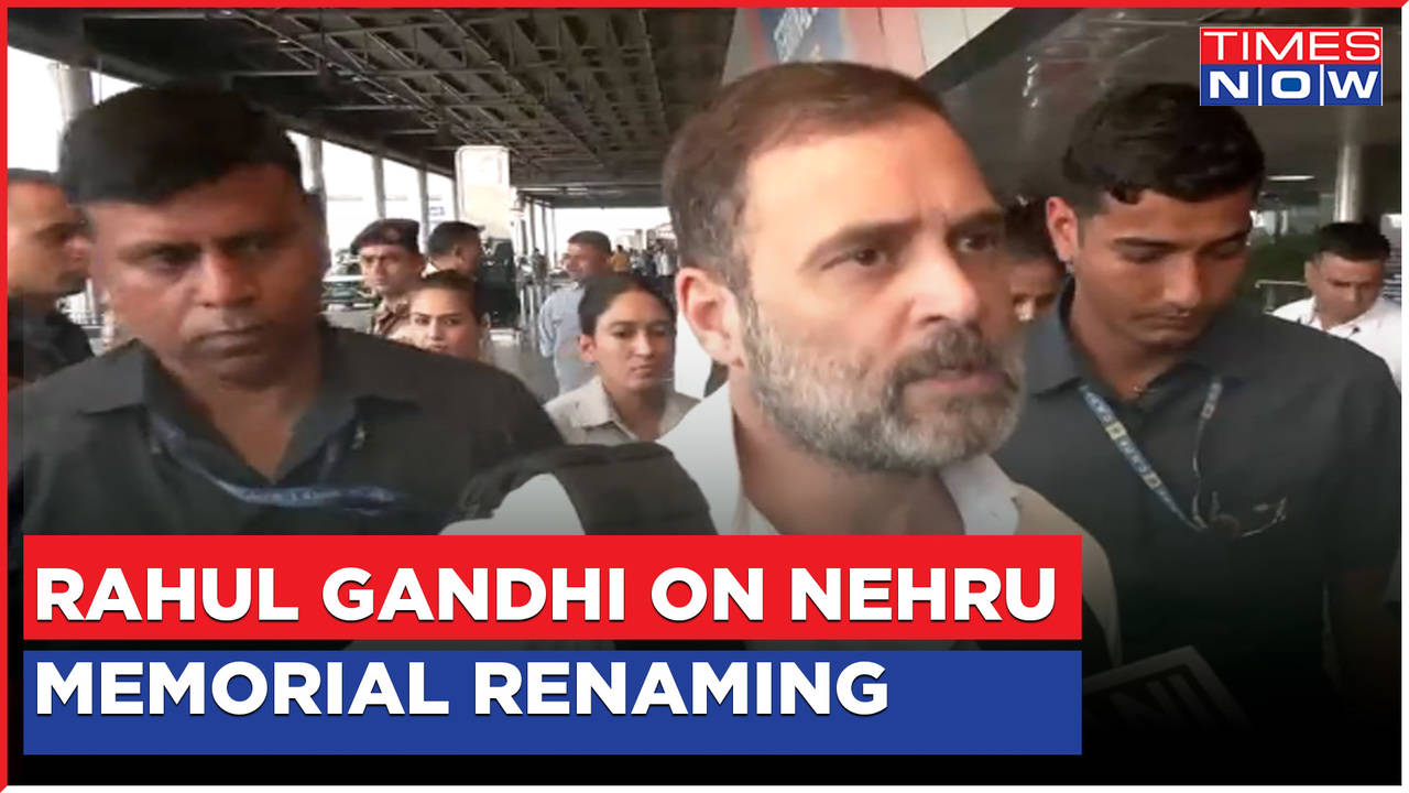 Breaking News Rahul Gandhi Reacts To Nehru Memorial Renaming Makes Known For His Work Jibe 4232