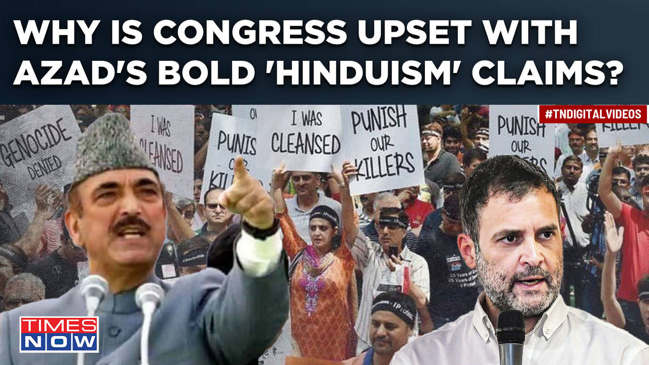 Congress Cries Foul Over Ghulam Nabi Azad's 'Hinduism Predates Islam ...