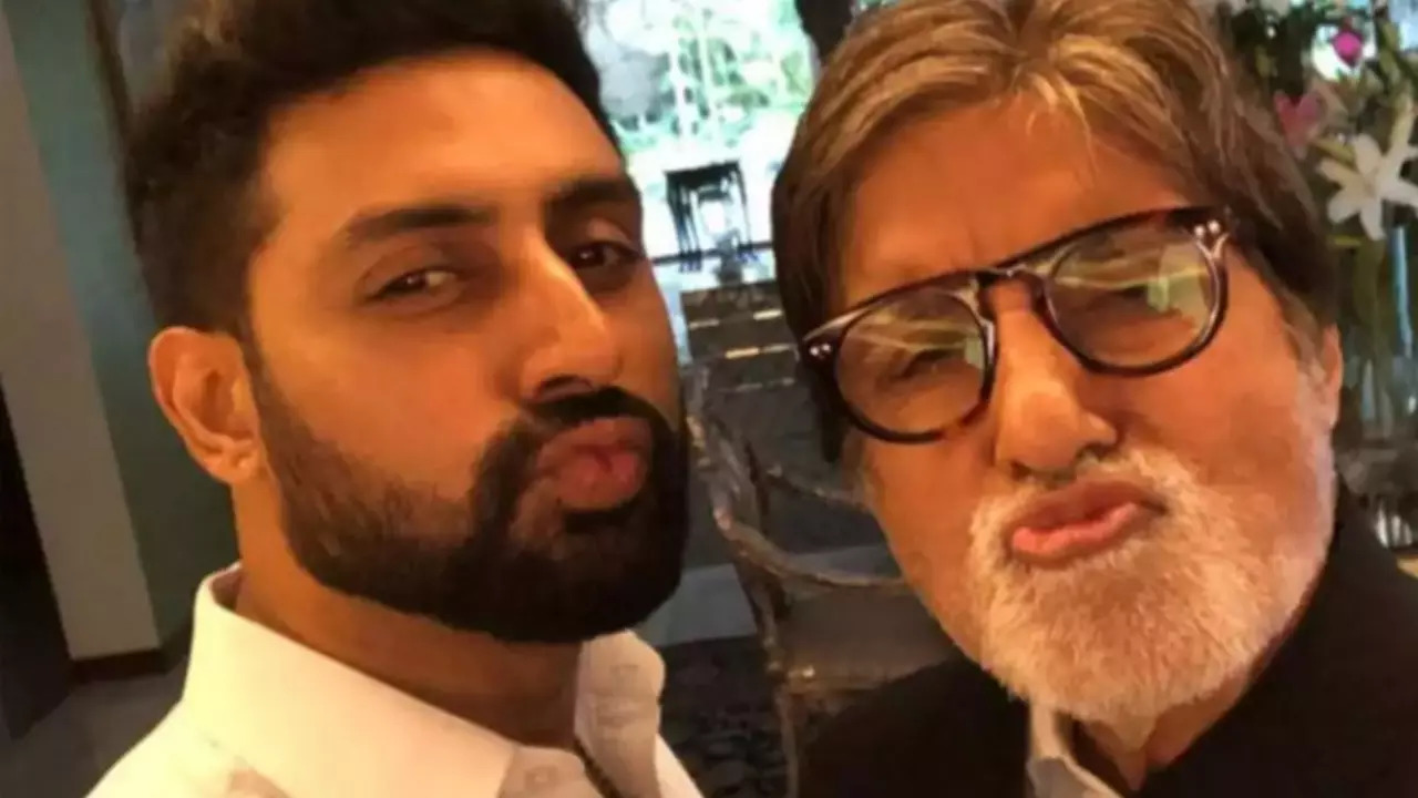 Abhishek Bachchan and Amitabh Bachchan