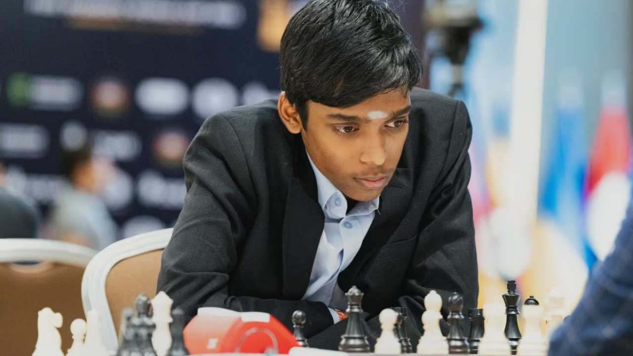 GM Gukesh, 17, wins in Baku, to go past Viswanathan Anand as India's  top-ranked chess player