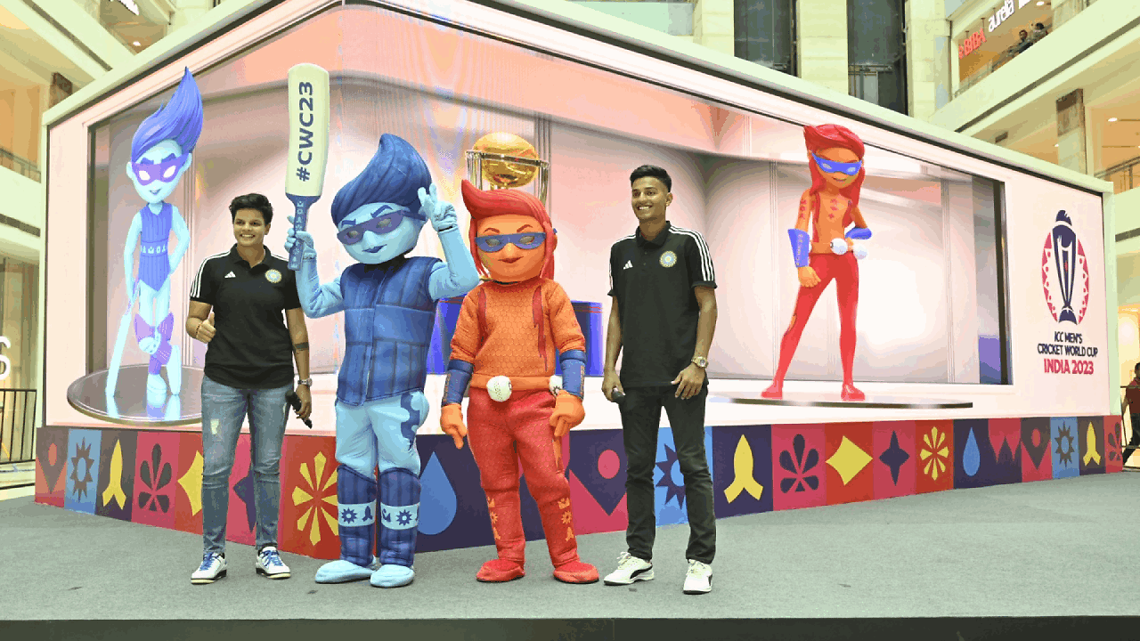 ICC Unveil Male-Female Mascots For 2023 World Cup | Cricket News, Times Now
