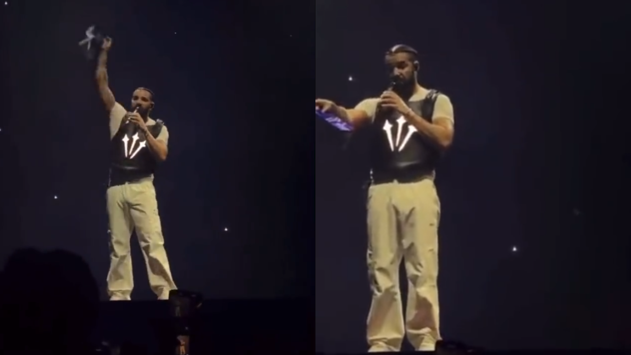 Drake warns a concertgoer