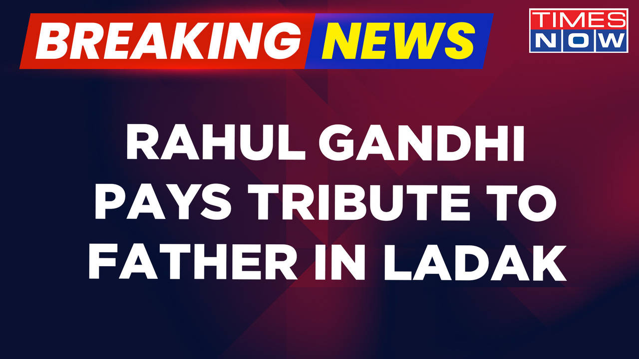 Breaking News Rahul Gandhi Pays Tribute To Father Rajiv Gandhi On His 79th Birth Anniversary 1194