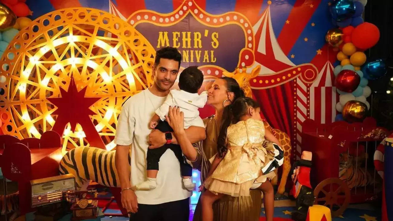 Neha Dhupia On Co-Parenting With Hubby Angad Bedi