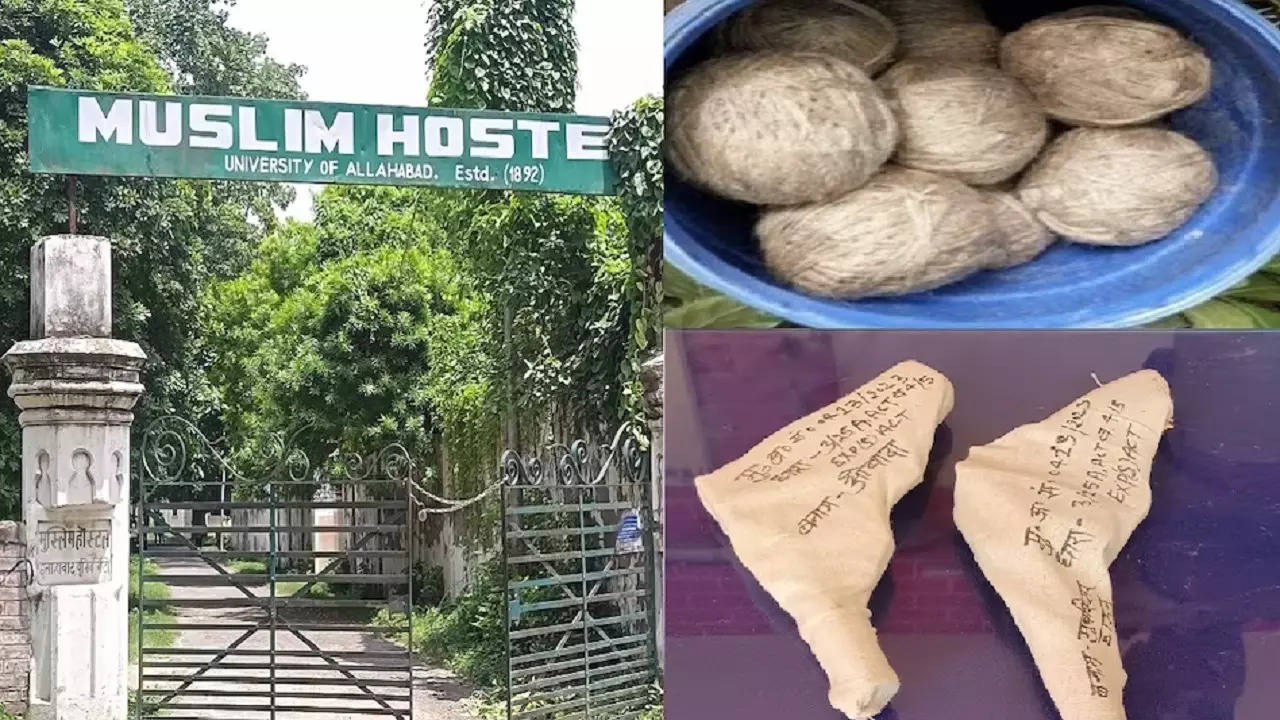 prayagraj crime bombs recovered muslim hostel