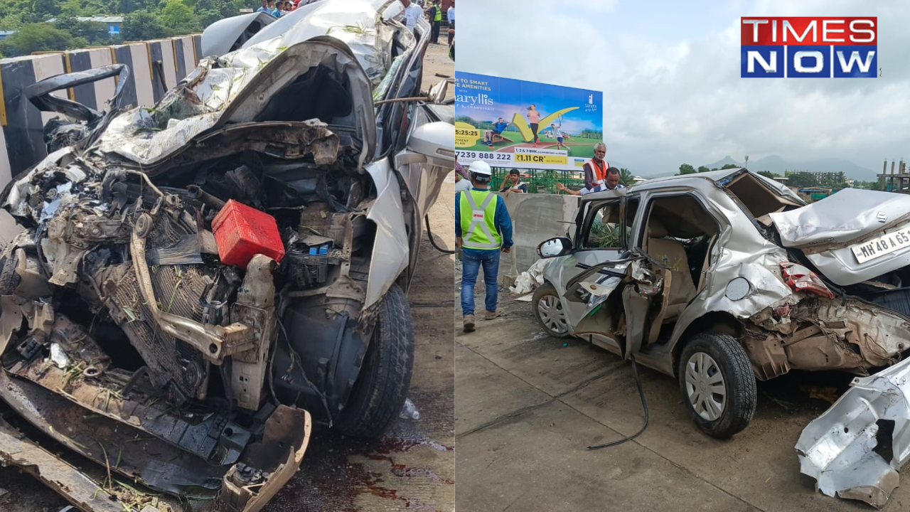 Multiple cars were damaged in the tragic accident on Mumbai-Pune Expressway