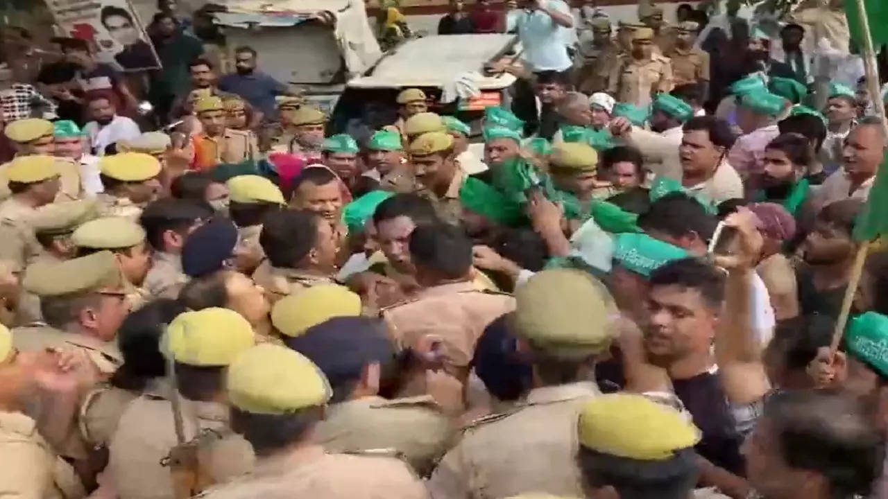 Farmers Protest In Noida