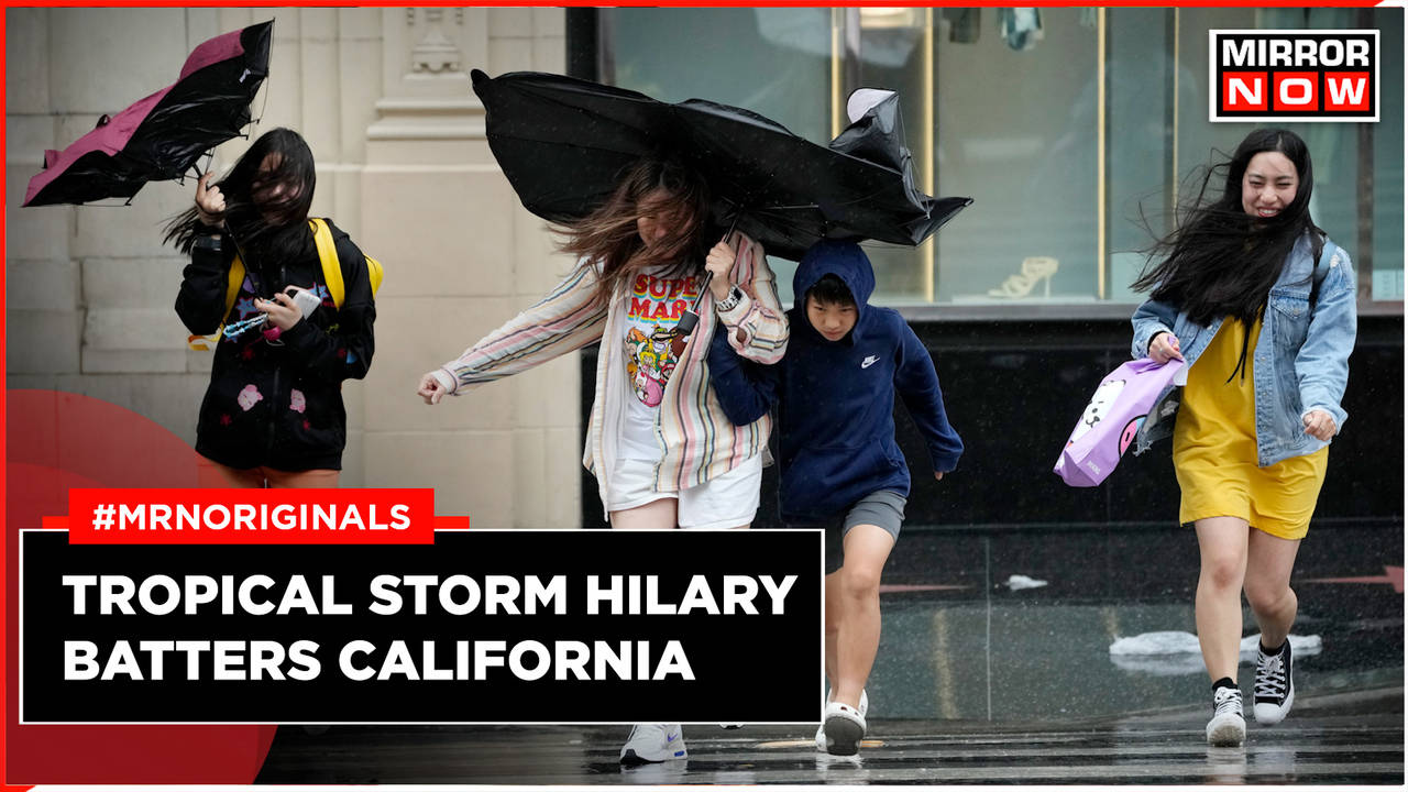 US: ‘Rare’ Tropical Storm Hilary Causes Havoc In Southern California ...