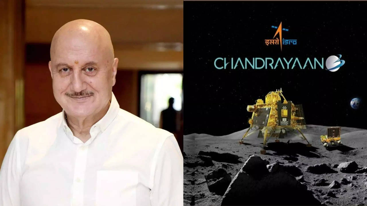 Anupam Kher Thanks ISRO 'For Giving Us A Reason To Celebrate' Ahead of Chandrayaan 3's Moon Landing