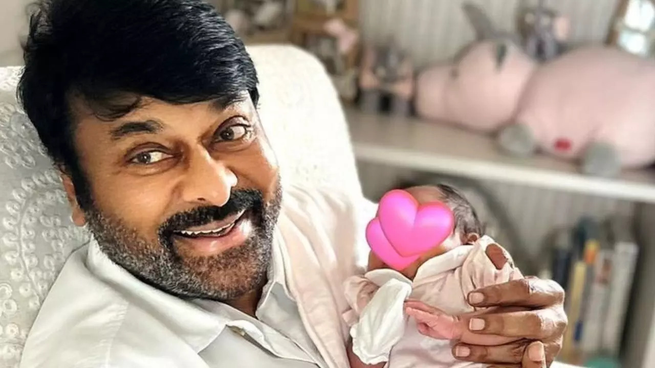 Chiranjeevi Poses With Ram Charan’s Lil Baby Girl Klin In Cutest Birthday Post And It’s All Hearts