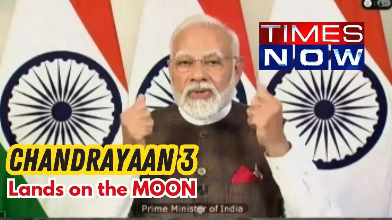 'Chanda Mama': PM Modi Elated As Chandrayaan-3 Lands On Moon Surface