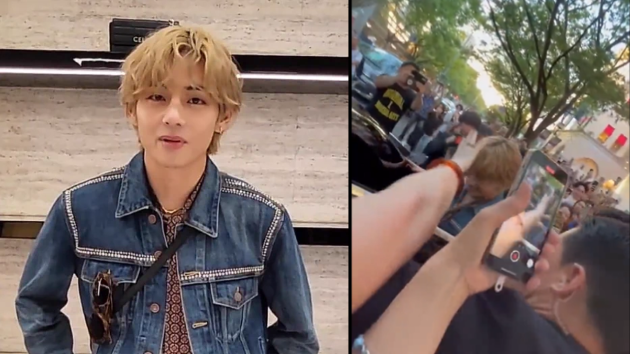 ARMY pulls V's hair in Tokyo