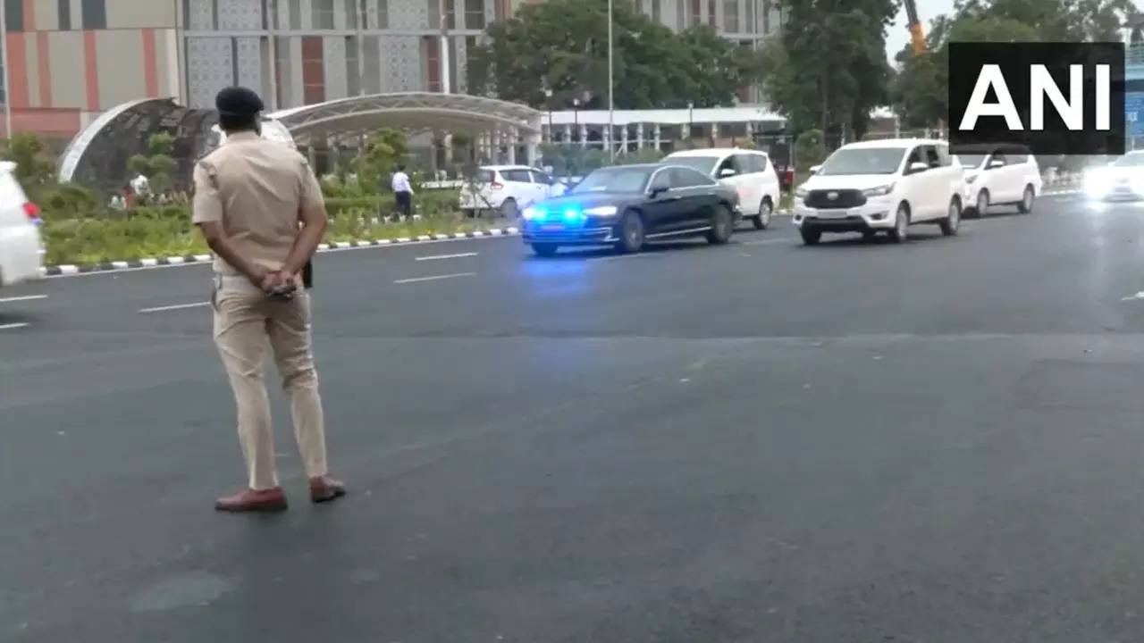 Delhi Police At Pragati Maidan