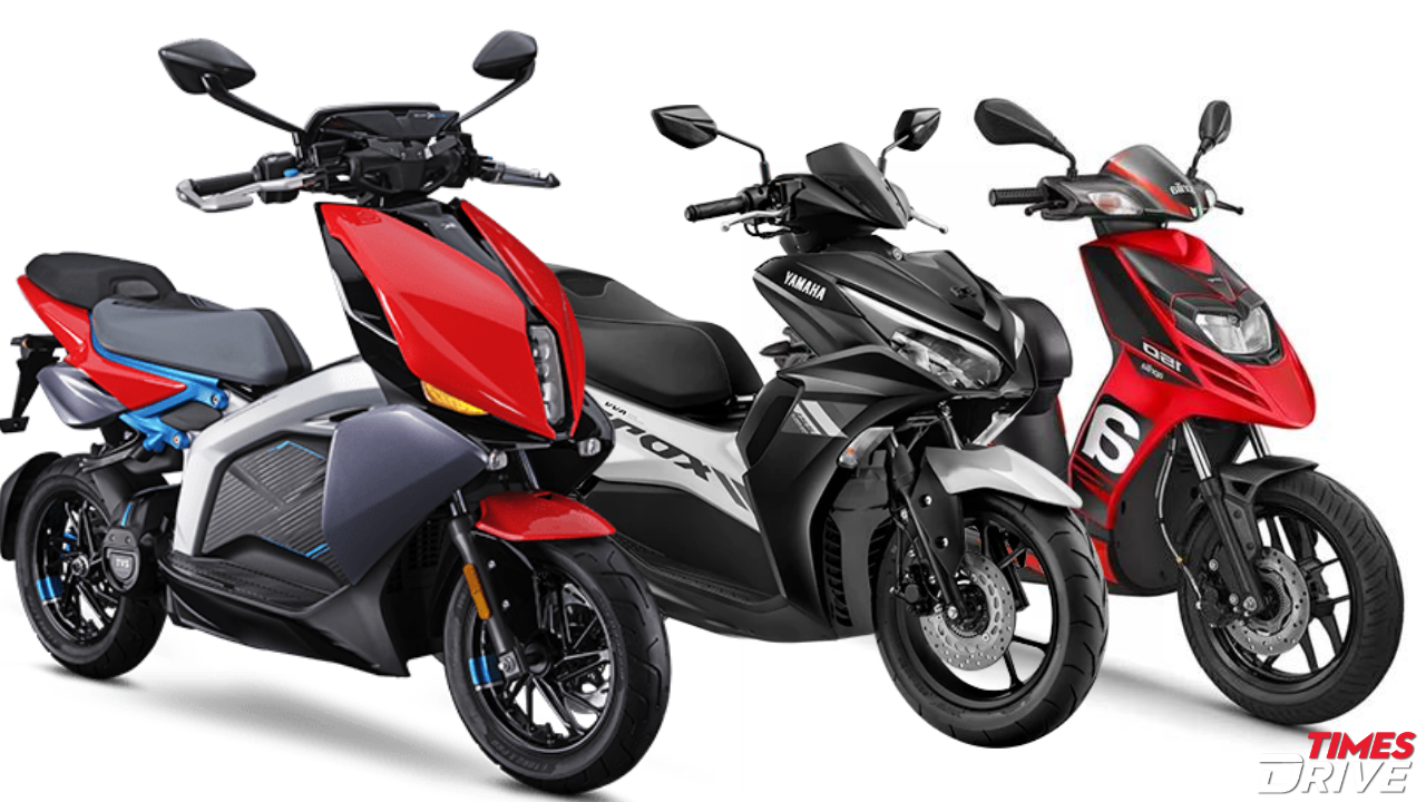 TVS X vs Yamaha Aerox vs Aprilia SR160: The Spec Sheet Comparison