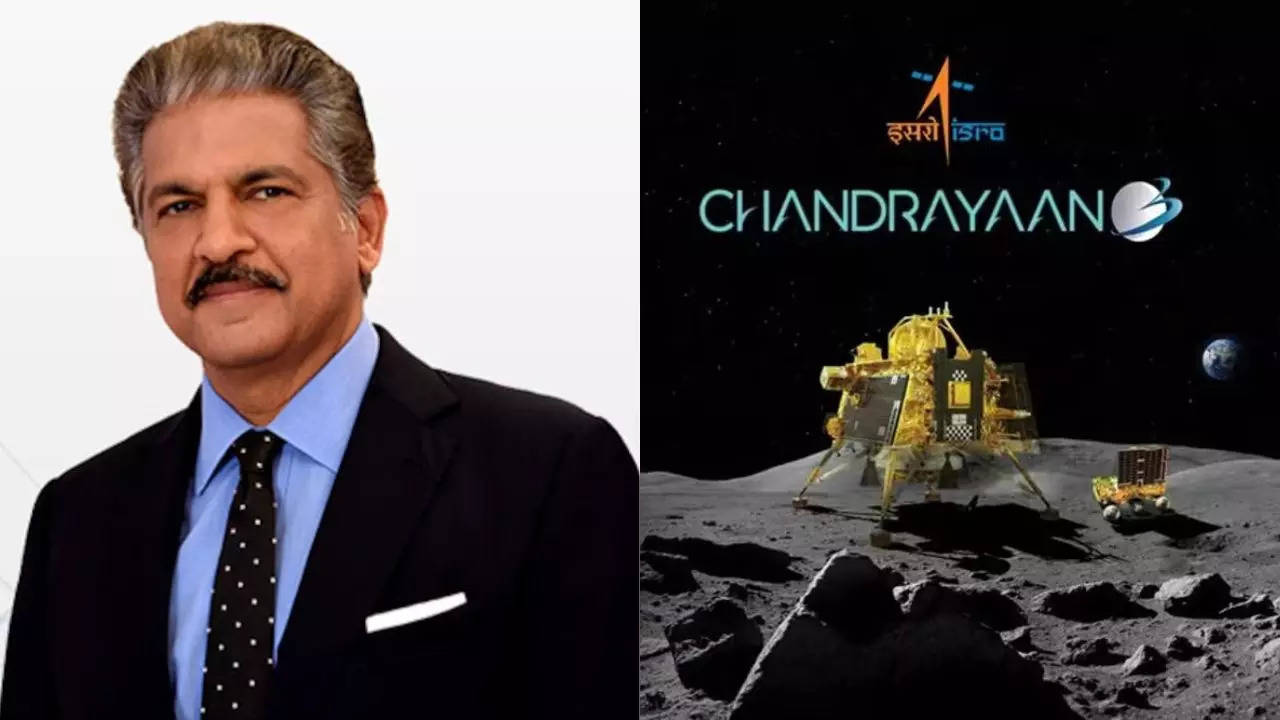 Anand Mahindra Responds Firmly to BBC Anchor's India Space Program Criticism (Images via Twitter)