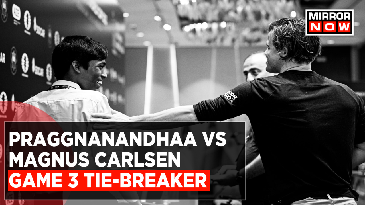 Praggnanandhaa & Carlsen final goes into sudden death tie-breaker -  blitzindia media - Medium