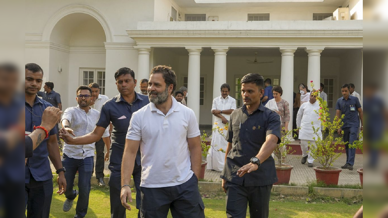 Congress MP Rahul Gandhi 12, Tughaq Lane bungalow