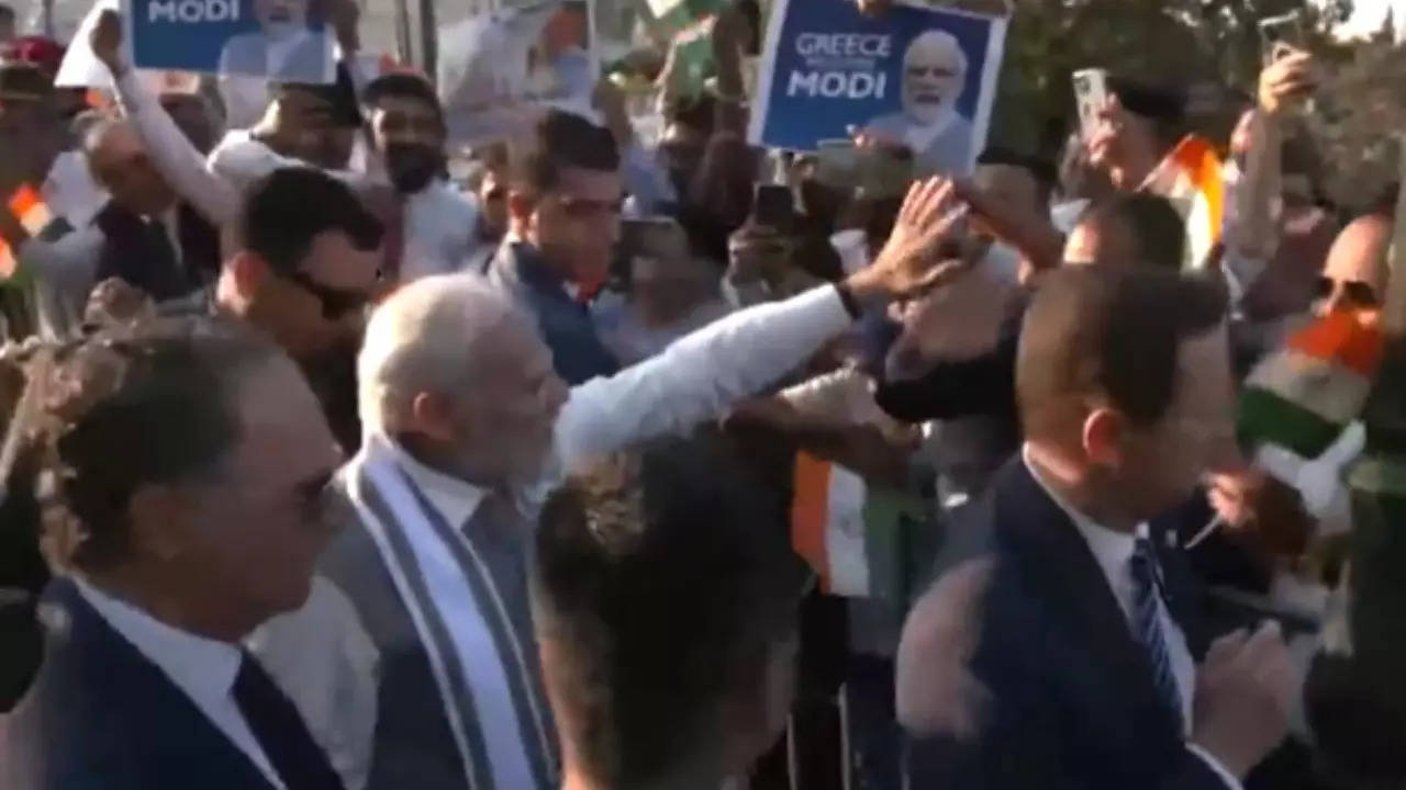 PM Modi in Athens.