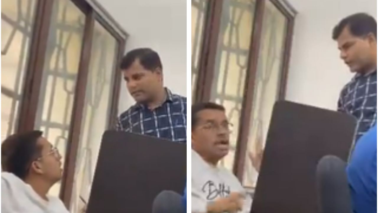 Viral Video: The teacher's instruction is met with a calm but assertive response from the student, who suggests that if there are any concerns, they should be addressed through proper channels.